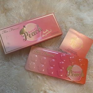 Brand New In Box Too Faced Sweet Peach Eye Shadow Palette